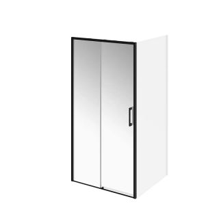 Душевая дверь Kerama Marazzi Lindo LN.100.SD.BLK.M 100 см с функцией soft close стекло прозрачное профиль чёрный матовый